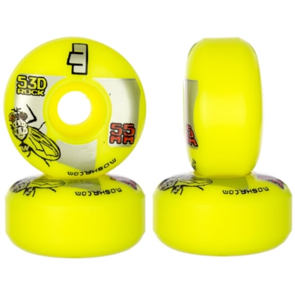 RODA MOSKA YELLOW ROCK 55MM 53D RODA MOSKA YELLOW ROCK 55MM 53D