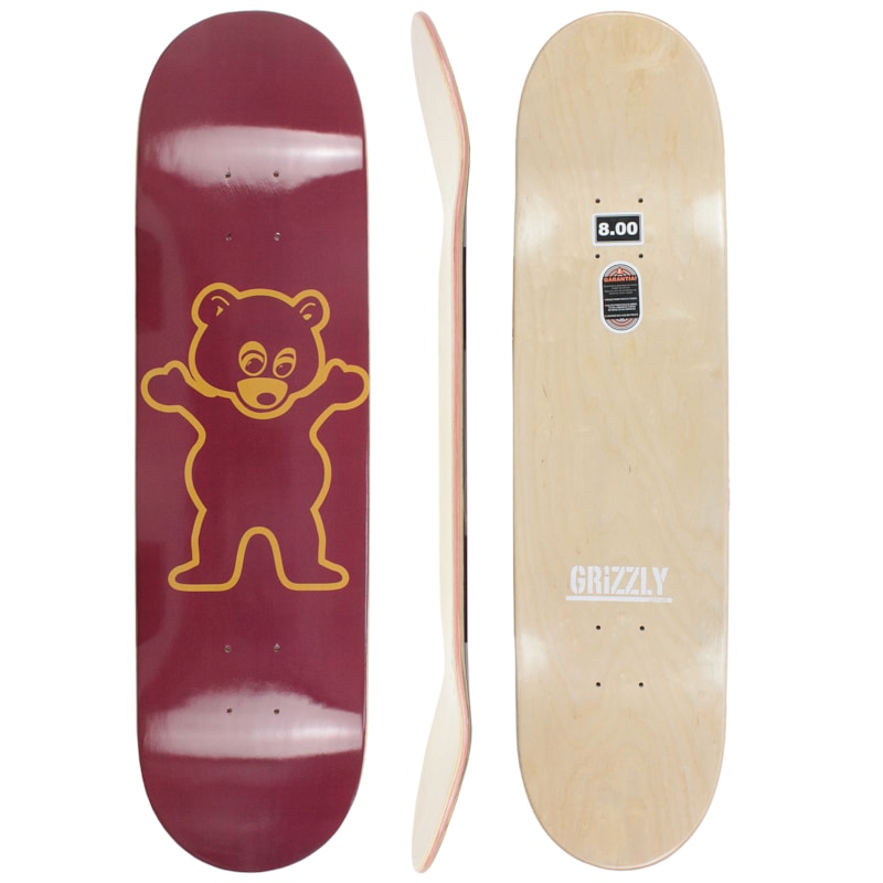 Shape Grizzly Mascote Burgundy 8.0