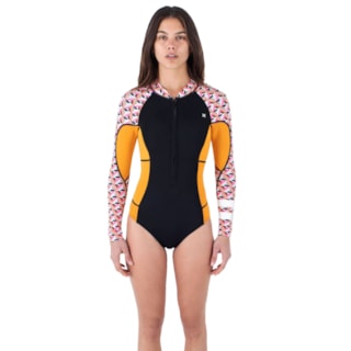 Short John Hurley Advantage 2mm Springsuit Orange Importado