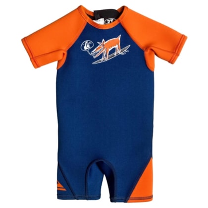 Short John Infantil Quiksilver Syncro 1.5 mm Flame Short John Infantil Quiksilver Syncro 1.5 mm Flame