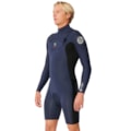 Short John Rip Curl Dawn Patrol 2/2 Chest Zip Dark Navy