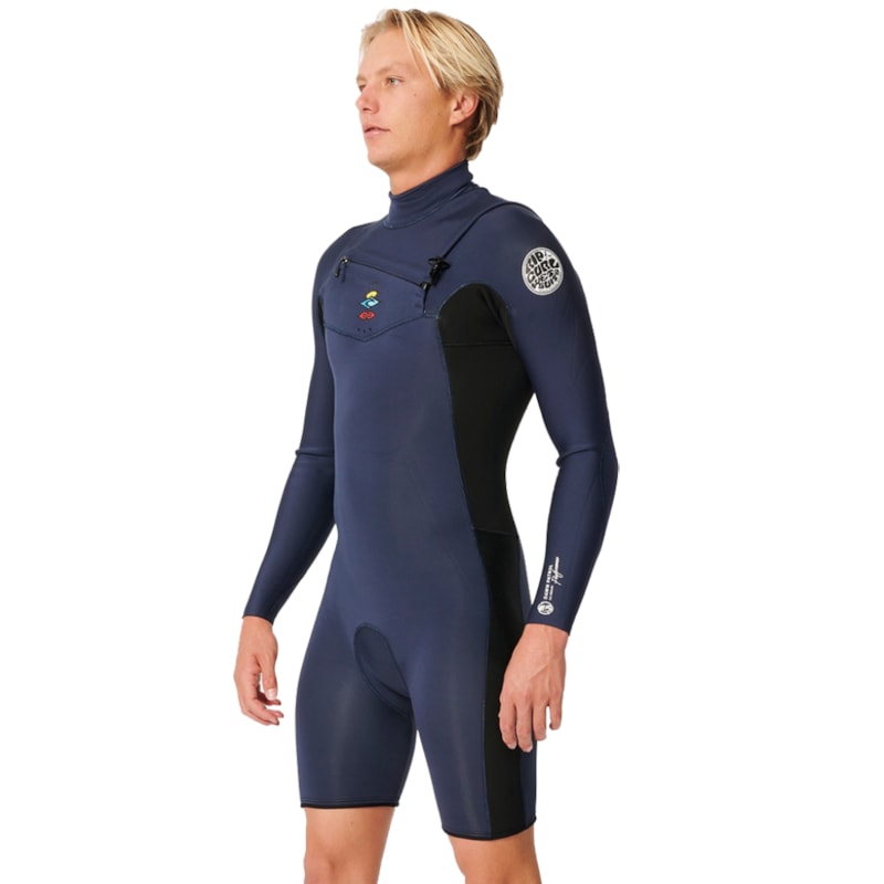 Short John Rip Curl Dawn Patrol 2/2 Chest Zip Dark Navy