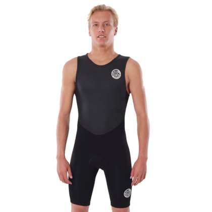 Short John Rip Curl Dawn Patrol 2mm Back Zip Black