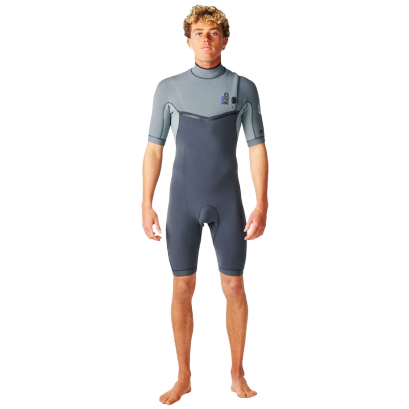 Short John Rip Curl E-Bomb 2/2mm Zip Free Charcoal Grey