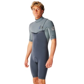 Short John Rip Curl E-Bomb 2/2mm Zip Free Charcoal Grey