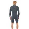 Short John Rip Curl E-Bomb 2/2mm Zip Free Manga Longa Iron