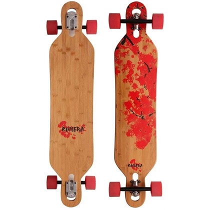 Skate Riviera Longboard Cherry Blosson Droptrough Skate Riviera Longboard Cherry Blosson Droptrough