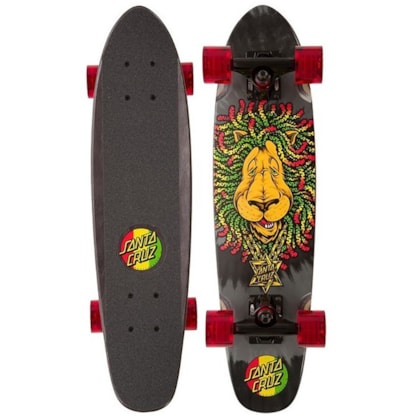 SKATE SANTA CRUZ CRUISER RASTA LION IMPORTADO SKATE SANTA CRUZ CRUISER RASTA LION IMPORTADO