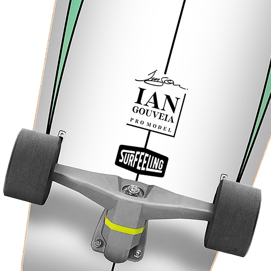 Skate Simulador de Surf Surfeeling Hang Loose Ian Gouveia Green