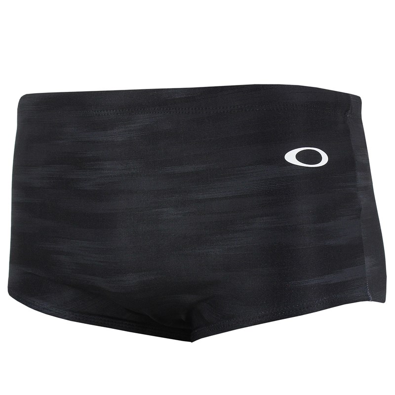 Sunga Oakley Basic Swim Print Blackout Tamanho:P;Cor:Preto