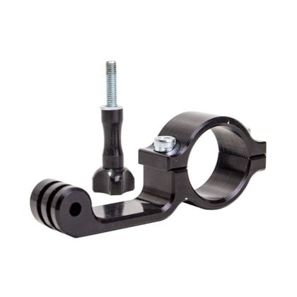 Suporte Para Camêra Gopro Braçadeira Alongada De Alumínio Preto Suporte Para Camêra Gopro Braçadeira Alongada De Alumínio Preto