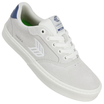 Tênis Cariuma Naioca White Suede Off White Blue Feminino