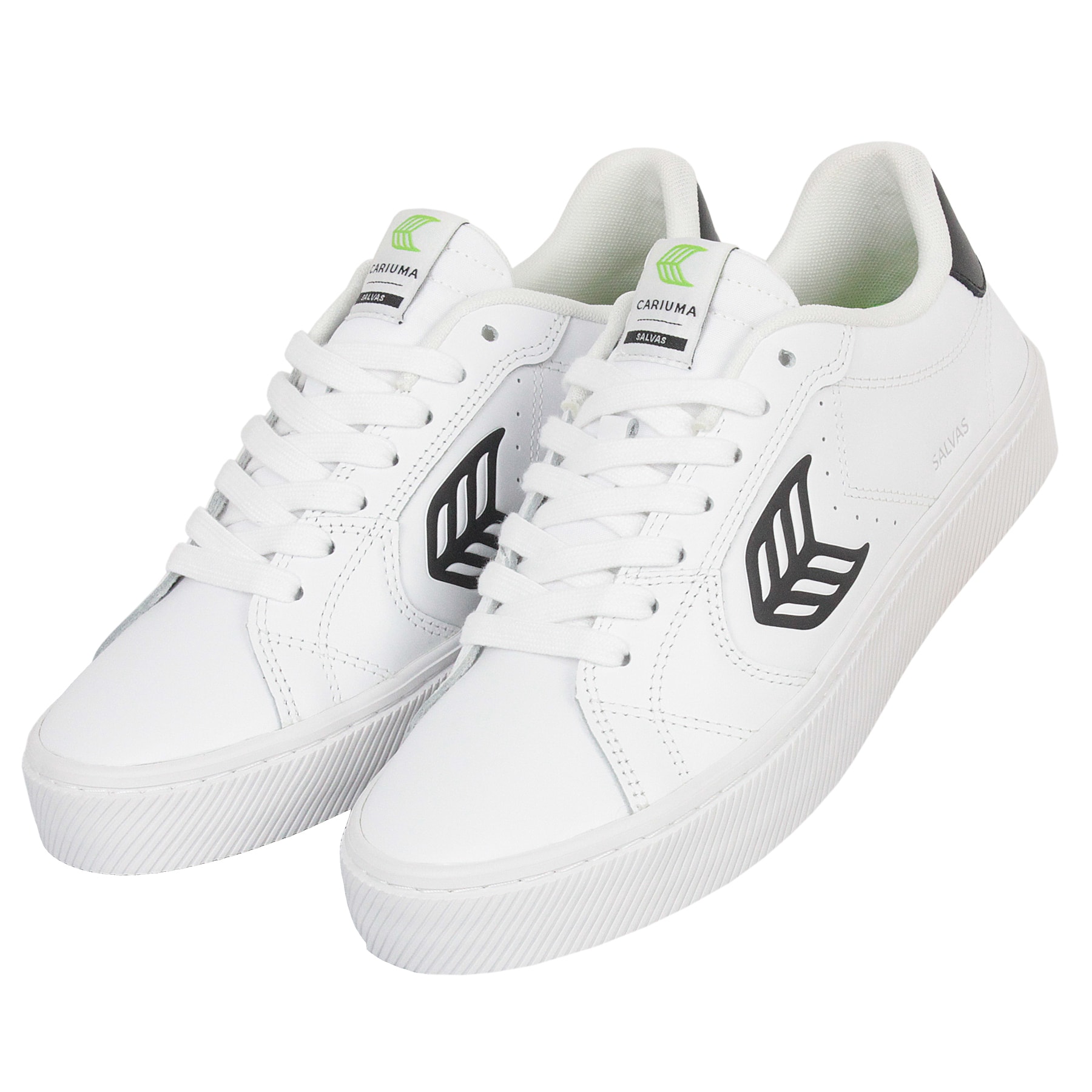 Tênis Cariuma Salvas White Leather Black