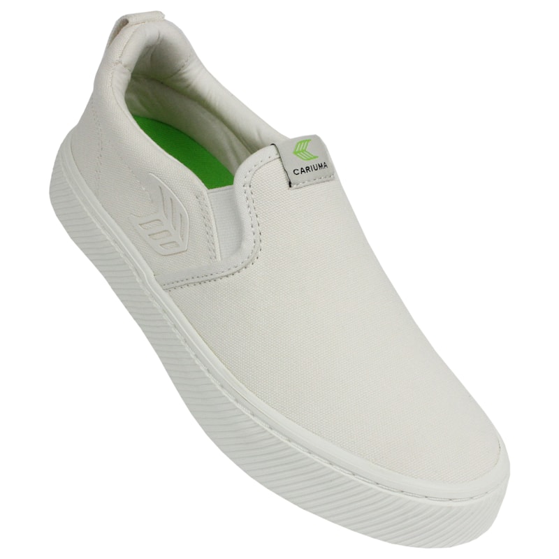 Tênis Cariuma Slip On Off White Canvas Importado