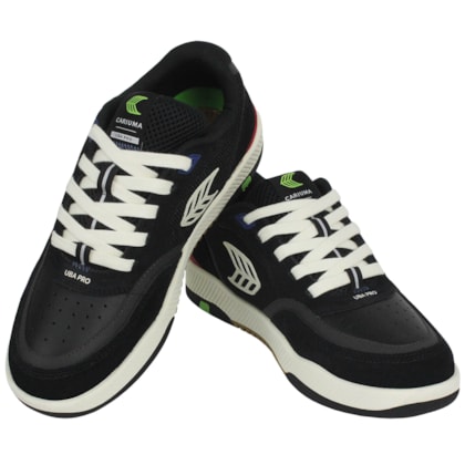 Tênis Cariuma UBA Pro Skate Black Suede And Mesh