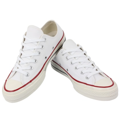 Tênis Converse Chuck 70 Branco Branco Amêndoa