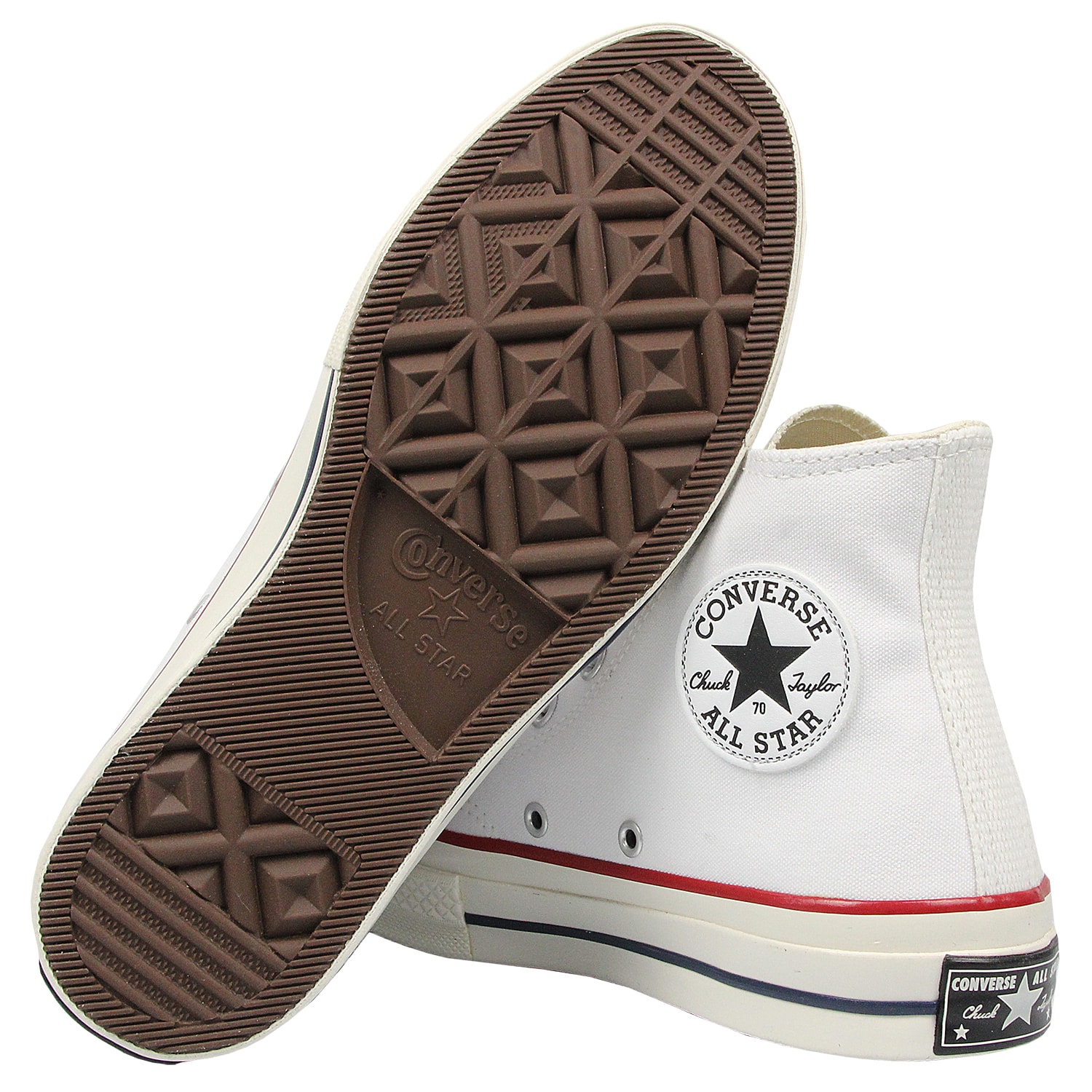靴 converse chuck Taylor ct70 hi cut White Tênis Converse Chuck 70 Hi Branco Branco Amêndoa