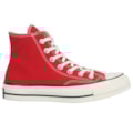 Tênis Converse Chuck 70 Hi Vermelho Branco Amêndoa