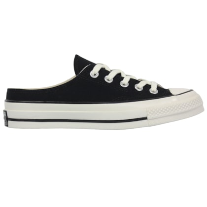 Tênis Converse Chuck 70 Mule Preto Preto Amêndoa Tênis Converse Chuck 70 Mule Preto Preto Amêndoa