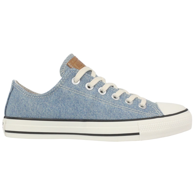 Tênis Converse Chuck Taylor All Star Azul Claro Bege Mel Amêndoa