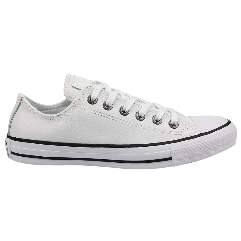 Tênis All Star Converse Chuck Taylor ox couro preto tam. 33 ao 43