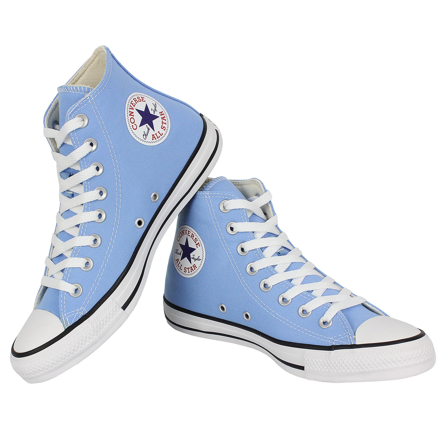 Tênis Converse Chuck Taylor All Star Azul Acido Preto Branco - Surf Alive