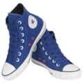 Tênis Converse Chuck Taylor All Star Hi Homem Aranha Azul Preto Branco