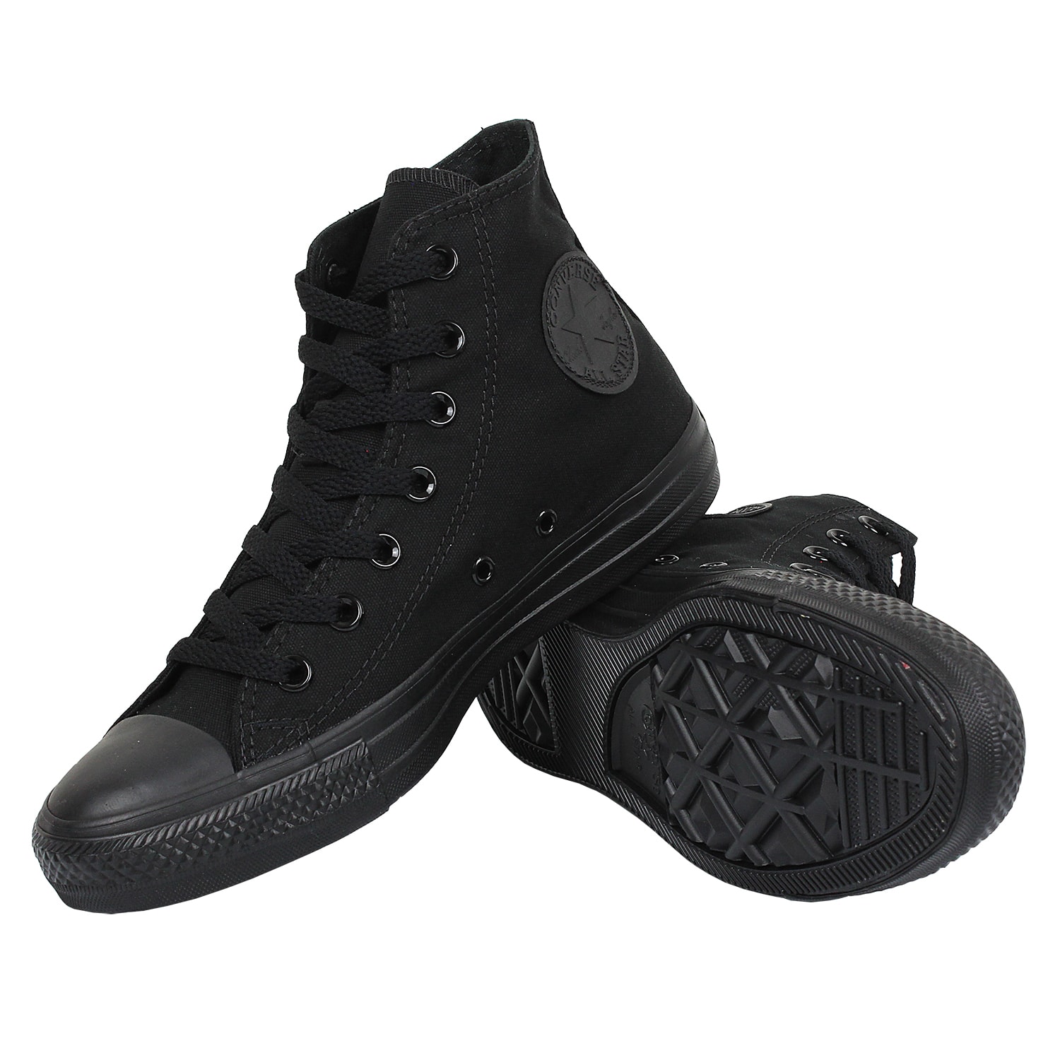 Tênis Converse Chuck Taylor All Star Hi Monocrome Preto