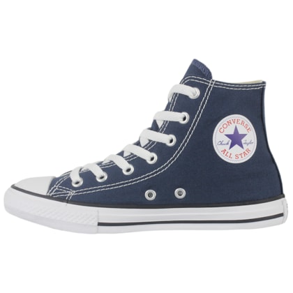 Tênis Converse Chuck Taylor All Star Infantil Hi Marinho Cru Preto