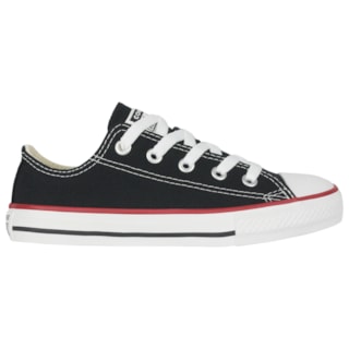 Tênis Converse Chuck Taylor All Star Infantil Preto Vermelho Preto