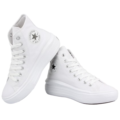 Tênis Converse Chuck Taylor All Star Move Hi Branco