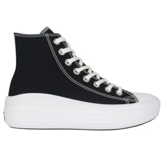 Tênis Converse Chuck Taylor All Star Move Hi Preto Branco