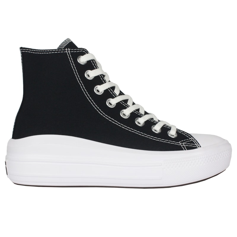 Tênis Converse Chuck Taylor All Star Move Hi Preto Branco