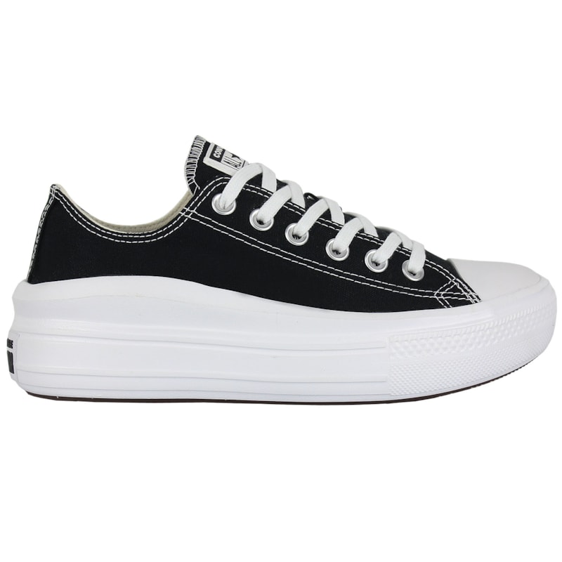 Tênis Converse Chuck Taylor All Star Move Preto Branco