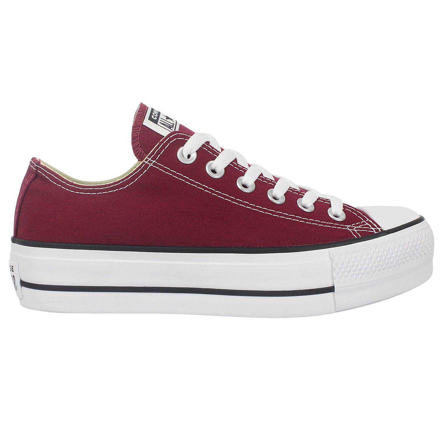 converse branco plataforma