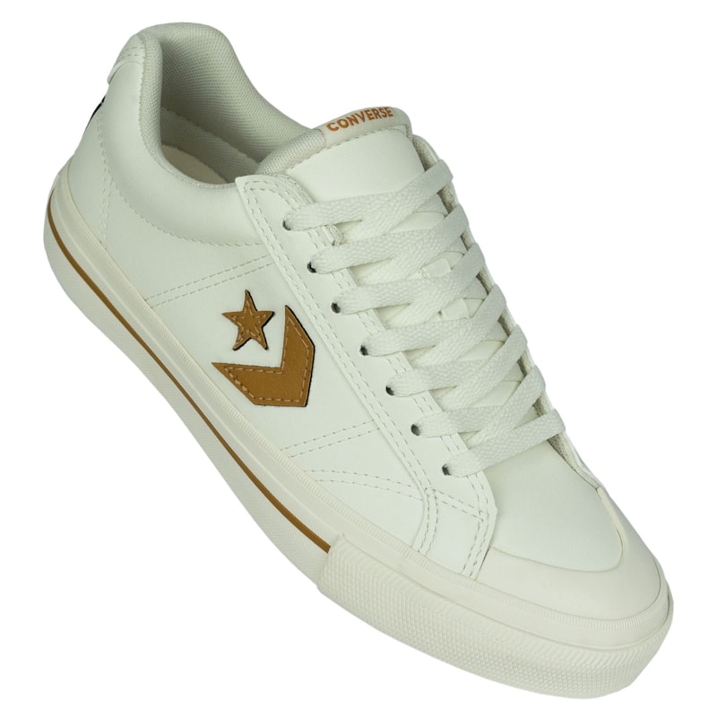 Tênis Converse Chuck Taylor All Star Sport Casual Amêndoa Bege Mel Amêndoa