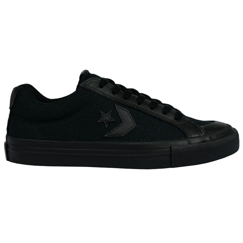 Tênis Converse Chuck Taylor All Star Sport Casual Monochrome Preto Preto Preto