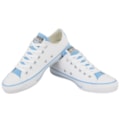 Tênis Converse Chuck Taylor All Star Stitch Branco Azul Branco