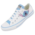 Tênis Converse Chuck Taylor All Star Stitch Branco Azul Branco