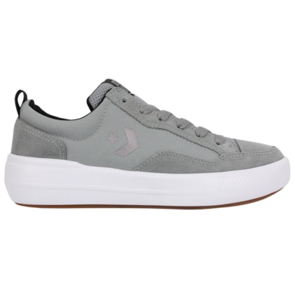 Tênis Converse Logan Lite Cinza Clássico Preto Branco