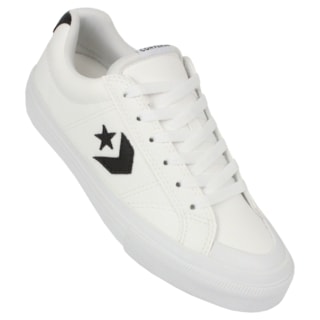 Tênis Converse Sport Casual Branco Preto Branco