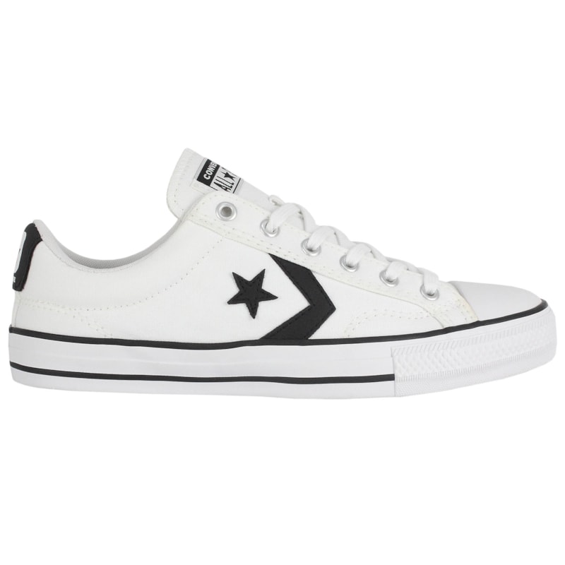 Tênis Converse Star Player Branco Preto Branco