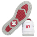 Tênis DC Shoes Construct White Red Grey