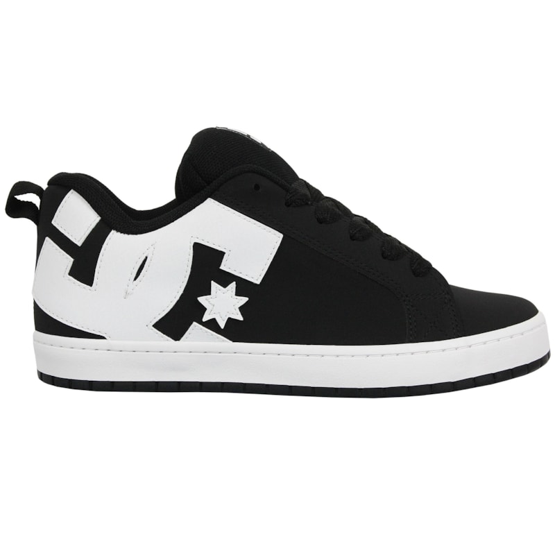 Tênis DC Shoes Court Graffik SD Black White