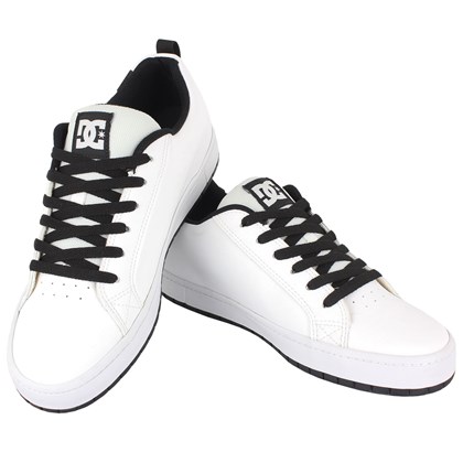 Tênis DC Shoes Court Graffik SD White Black White