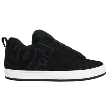 Tênis DC Shoes Court Graffik SE Black White
