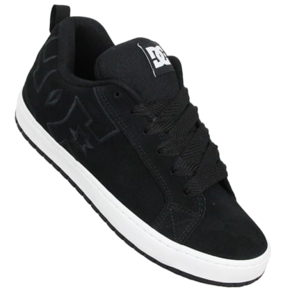 Tênis DC Shoes Court Graffik SE Black White