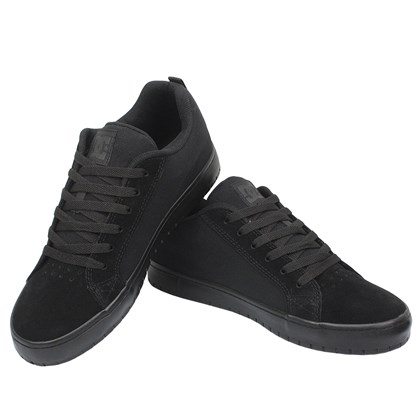 Tênis DC Shoes Court Graffik TX Black Grey Black