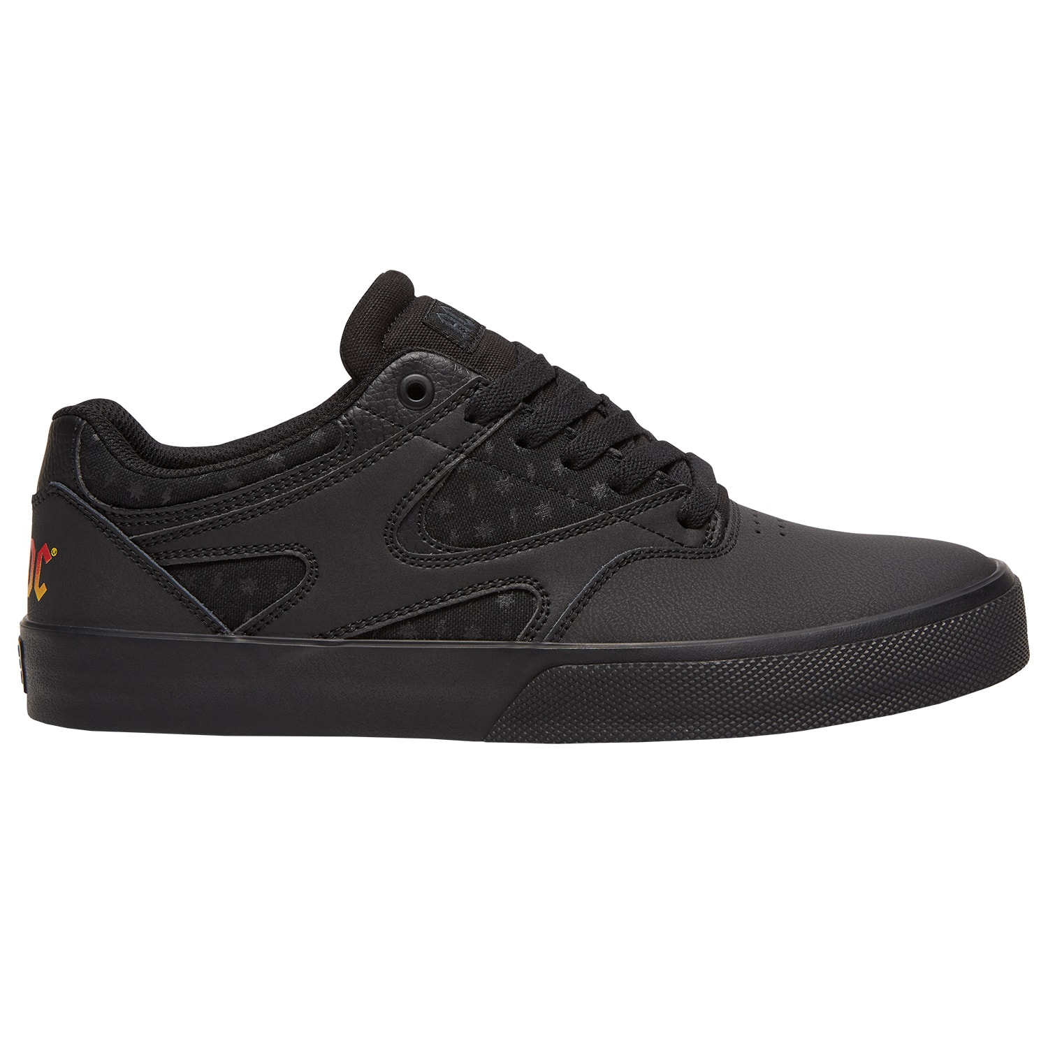 Tênis DC Shoes Kalis Vulc AC/DC Black Black Dark Grey