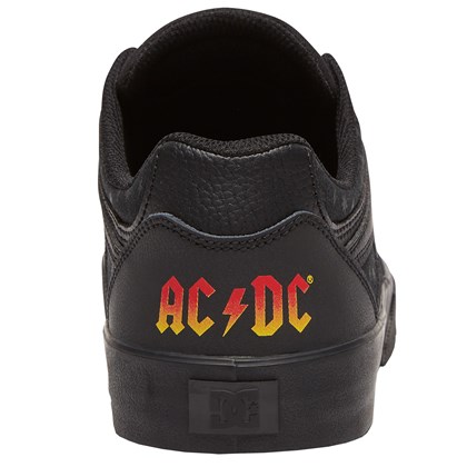 Tênis DC Shoes Kalis Vulc AC/DC Black Black Dark Grey